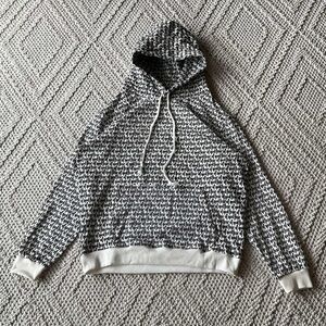 Fear of God 2016 All Over Print Logo Pullover Hoodie
